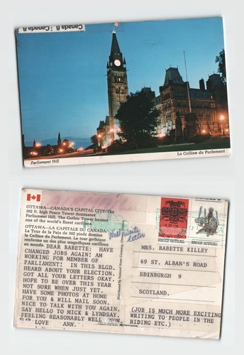 Postcard parliament hill - postcard,
