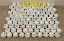 100 Mixed Golf Balls Used (including Titleist, Callaway, Taylormade)