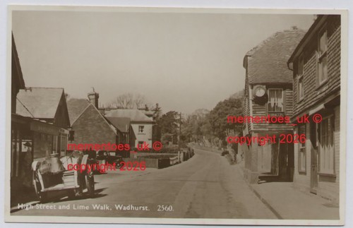 Wadhurst postcard milk - wadhurst,