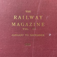 THE RAILWAY MAGAZINE BOUND
