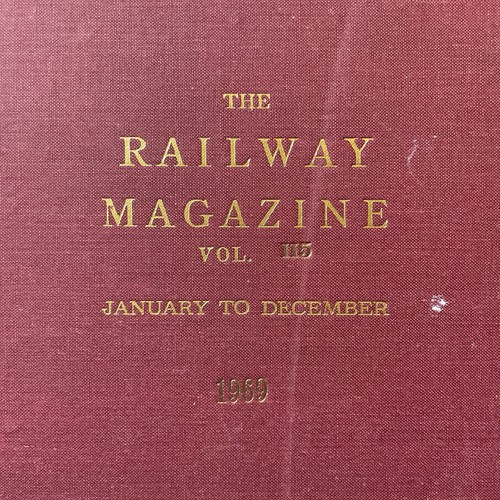 The railway magazine bound - the,