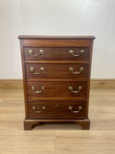 Antique Small Bedside Cupboard/ Nightstand / Chest Of Drawers Farmhouse Style