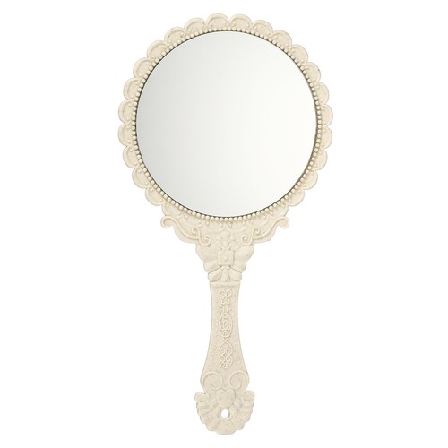 Vintage hand held mirror - held,