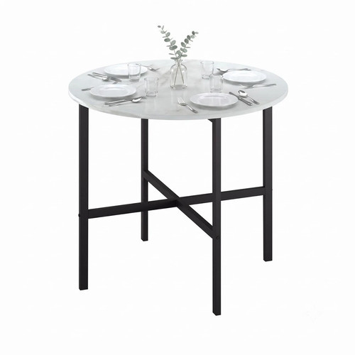 80cm round dining - table, mdf