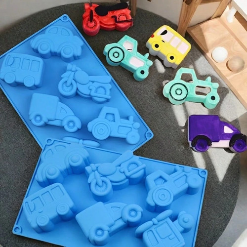1pc blue silicone soap mold - 1pc,