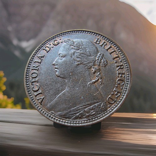 1874h queen victoria penny - victoria,