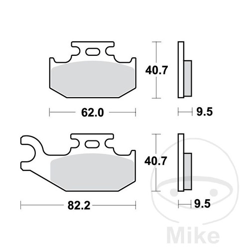 Trw sintered brake pads - trw, si