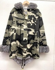 Roiii CAMOUFLAGE PRINT PARKA