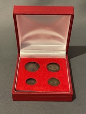 Charles II Maundy Set 1671 Modern Box Charles II first to give Maundy Money