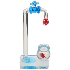  Glass Fish Bowl with Floating