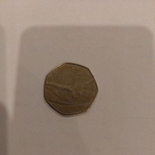 2016 Olympic Games - Aquatic Swimming Team GB 50p Fifty Pence Coin