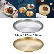 Stainless Steel Dinner Plates