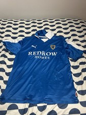 Cardiff City Football Shirt 2003/04 Men's Medium Home Shirt Puma Redrow Sponsor