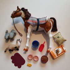 Our Generation American Girl 18 Inch Doll Pets and Accessories cat ferret horse