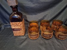 vintage whisky glass decanter