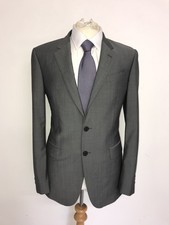 PAUL SMITH - Mens GREY WOOL & MOHAIR SUIT - UK 38 Reg - W32 L31 - LOVELY