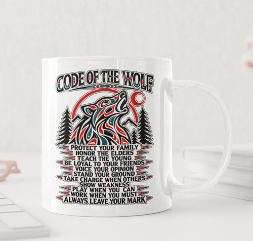 Code the wolf mug - of,
