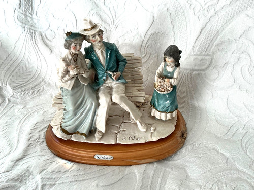 Large capodimonte signed - ,