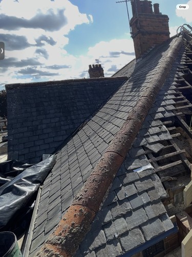 Slate 100 years old - , roof