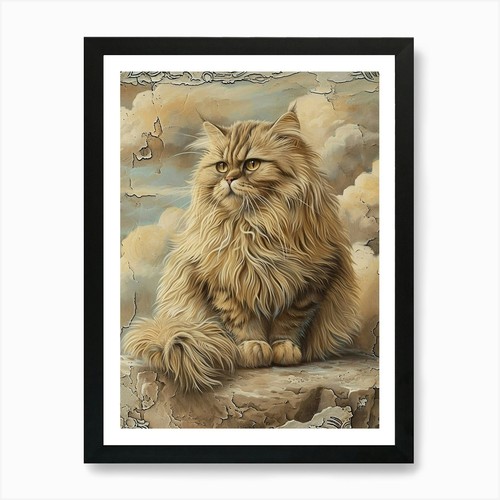 Himalayan cat relief - himalayan,