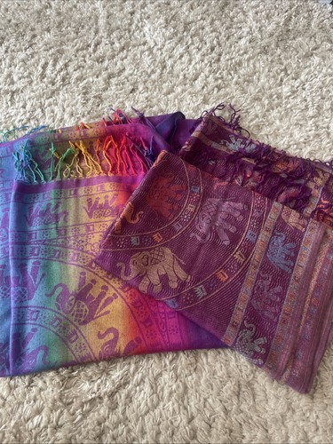 Large scarfs elephant - scarfs, ,