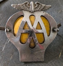 Vintage AA car badge with