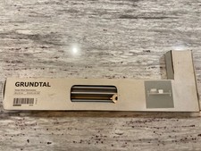 Grundtal Stainless Steel Wall Shelf Rack Holder 60cm Multi-Use Home Kitchen IKEA