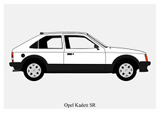 POSTER - OPEL KADETT SR - (A4