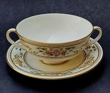 BONE CHINA ROYAL DOULTON ALTON SOUP COUPE AND SAUCER