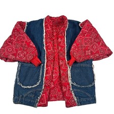 Custom Boho Red Bandanna