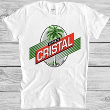 Cerzeva T Shirt 598 Cuba Cristal Beer Logo Cool Gift Tee