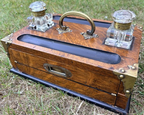 Antique writing slope box - writing,