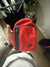 Nike red and black crossbody/shoulder bag