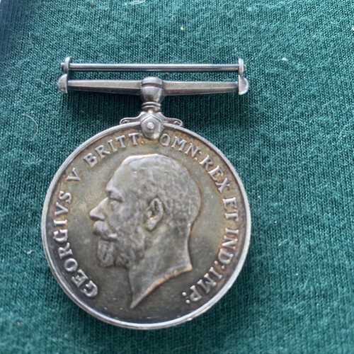 Ww1 silver war medal bowring - ww1,