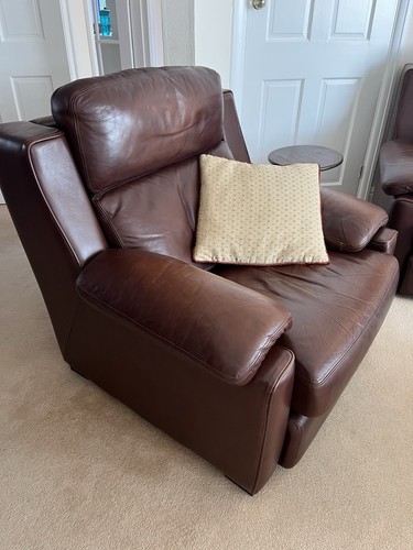 John lewis leather armchair - john,