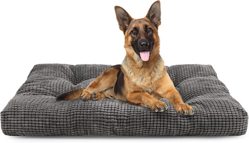 Extra large dog bed grey - large,