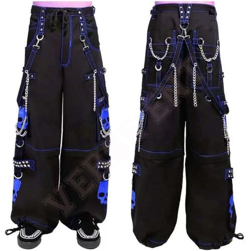 Men gothic pants blue - men's,