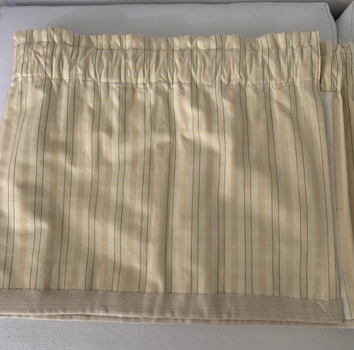 Pair french ticking - pair, yellow