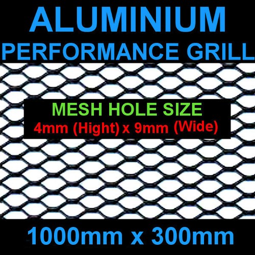 Black aluminium racing grille - racing,
