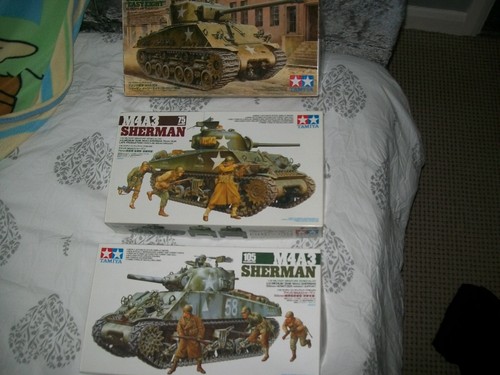 Tamiya sherman tanks - 3,