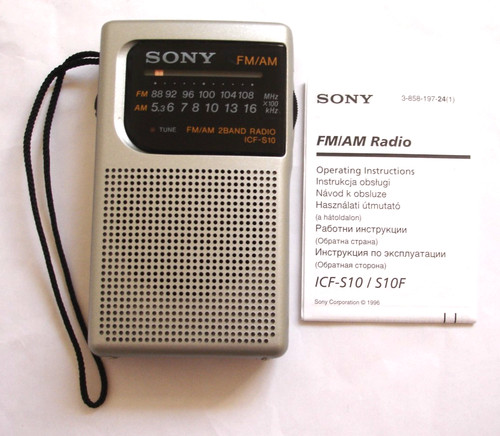 Sony icf s10 - sony, radio