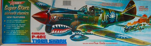 Comet curtiss p40e tiger shark - comet,