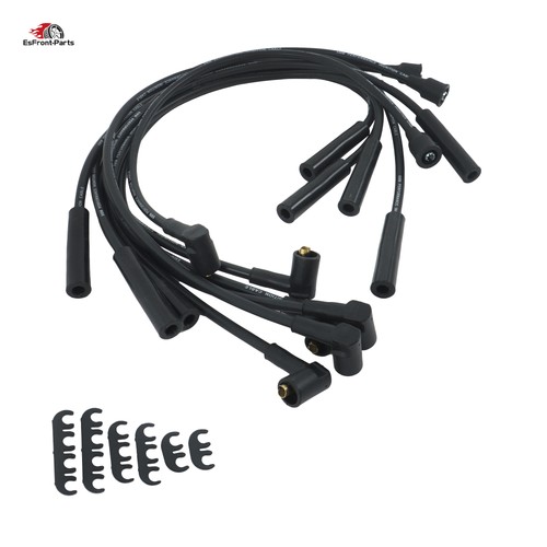 8mm leads black - 8mm, for