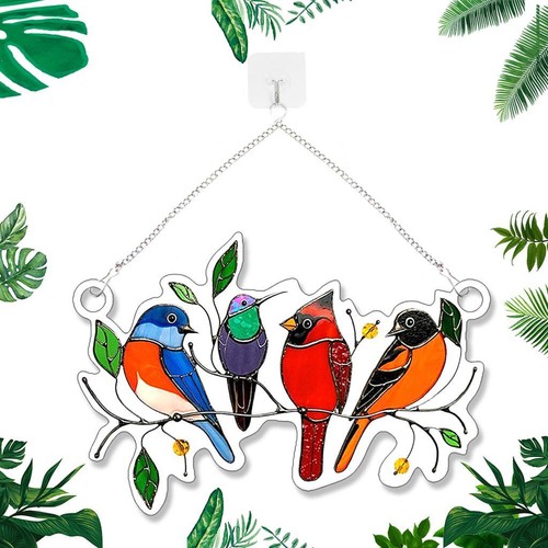 Birds ornaments wind chimes - ornaments,