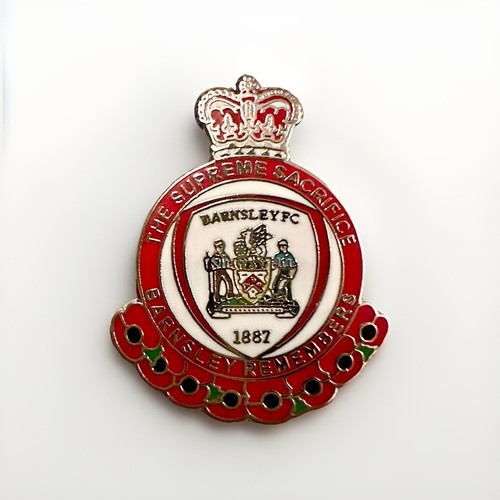 Barnsley remembrance badge - fc,