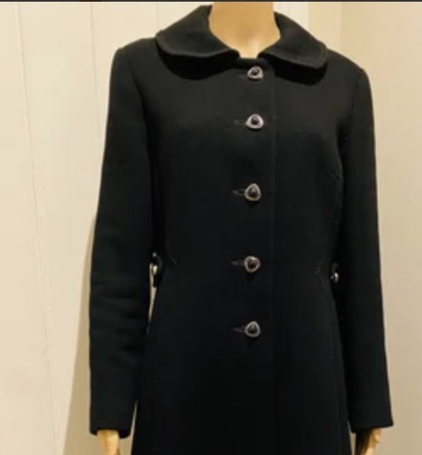 Bhs petite black overcoat - bhs,