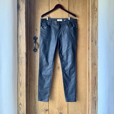 Fat Face Black Skinny Coated