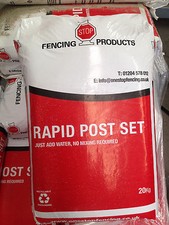 1no Pallet of Rapid setting Post Crete/Mix 60 bags per pallet in 20kg Bags 