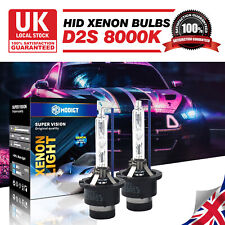 2Pcs D2S 8000K Blue HID Xenon
