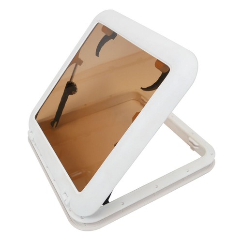 Bronze tinted glass opening - glass,